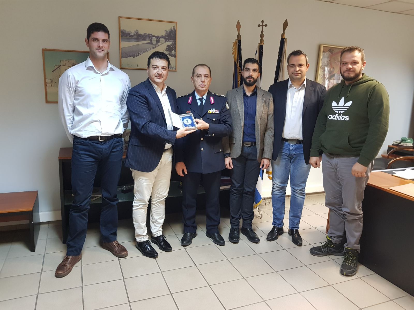Συνάντηση Ενωσης Αξιωματικών ΑΜΘ με ΓΕΑΒΕ αντριστρ. κ.Σκουμα Κωνστ.