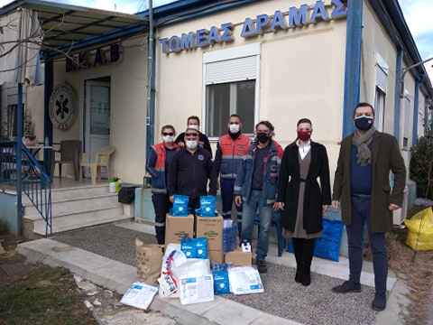 ΛΟΓΑΡΙΑΣΜΟΣ ΕΝΙΣΧΥΣΕΩΣ ΚΑΙ ΑΛΛΗΛΟΒΟΗΘΕΙΑΣ ΔΙΚΗΓΟΡΩΝ ΔΡΑΜΑΣ» (Λ.Ε.Α.Δ. Δράμας) παρέδωσε στο ΕΚΑΒ Δράμας ΛΟΓΑΡΙΑΣΜΟΣ ΕΝΙΣΧΥΣΕΩΣ ΚΑΙ ΑΛΛΗΛΟΒΟΗΘΕΙΑΣ ΔΙΚΗΓΟΡΩΝ ΔΡΑΜΑΣ» (Λ.Ε.Α.Δ. Δράμας) παρέδωσε στο ΕΚΑΒ Δράμας