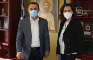 Συνάντηση του Αντιπεριφερειάρχη Δράμας κ.Γεώργιου Παπαδόπουλου με τη Βουλευτή Ν.Δράμας του ΚΙΝ.ΑΛ. κα.Χαρά Κεφαλίδου