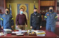 Συνάντηση του Αντιπεριφερειάρχη Δράμας κ.Γεώργιου Παπαδόπουλου με τον Νέο Διοικητή της Πυροσβεστικής Διοίκησης Ανατολικής Μακεδονίας και Θράκης Αρχιπύραρχο Κωνσταντίνο Κούκουρα