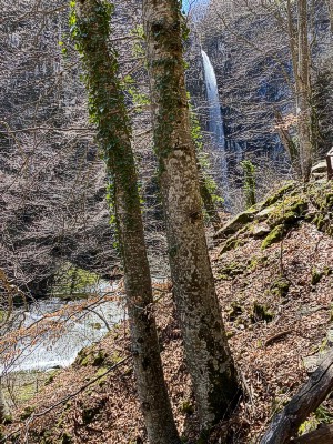 Επίσκεψη-αυτοψία του Αντιπεριφερειάρχη Δράμας στον καταρράκτη Τραχωνίου, γνωστού ως «Λειβαδίτη» της Τ.Κ. Σίλλης και στον δασικό δρόμο που οδηγεί προς αυτόν