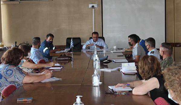 Σύγκλιση Έκτακτου Συντονιστικού Οργάνου Πολιτικής Προστασίας Π.Ε. Δράμας για την αντιμετώπιση Δασικών Πυρκαγιών