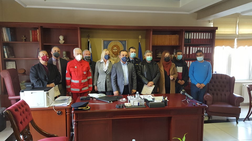 Απονομή Εύφημων Μνειών σε Εθελοντικές Οργανώσεις Πολιτικής Προστασίας της Π.Ε. Δράμας από τον Αντιπεριφερειάρχη Δράμας κ.Γεώργιο Παπαδόπουλο