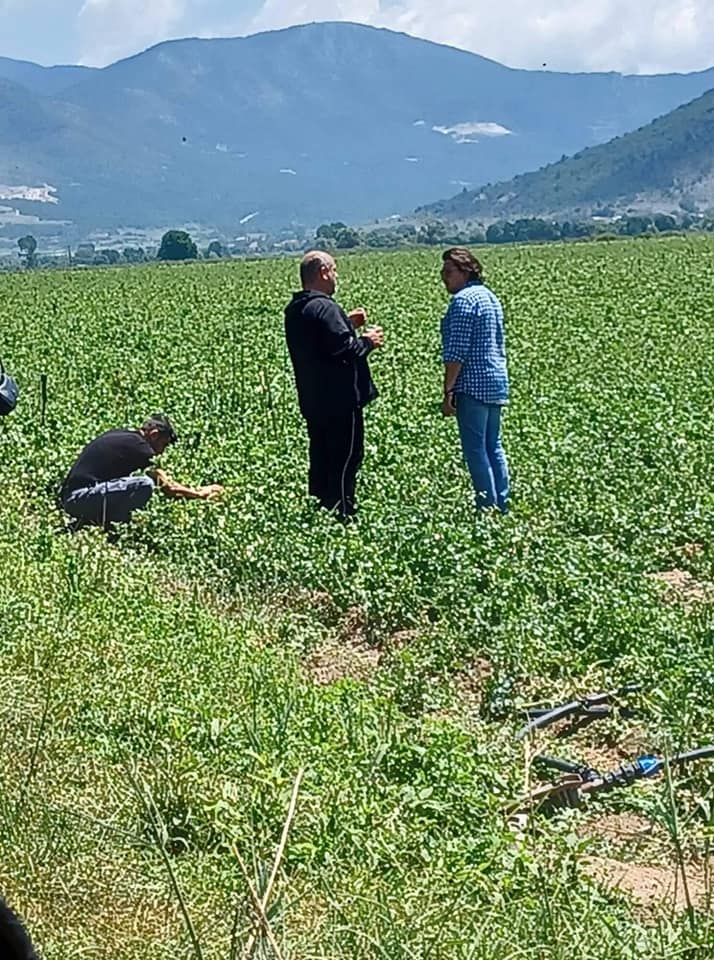Είμαστε δίπλα κι έμπρακτα στους αγρότες μας. Είμαστε δίπλα κι έμπρακτα στους αγρότες μας.