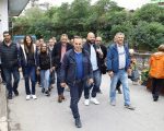 Ο νεοεκλεγείς Δήμαρχος Δράμας Παπαδόπουλος Γιώργος με μέλη της παράταξης του…..